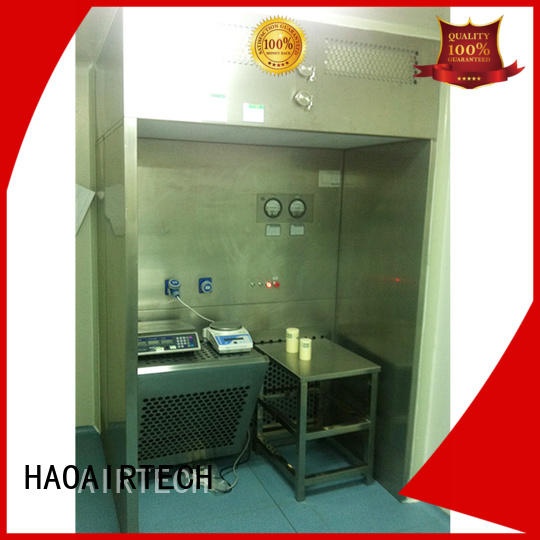 HAOAIRTECH plc controlled sampling booth superior quality for biological pharmacy