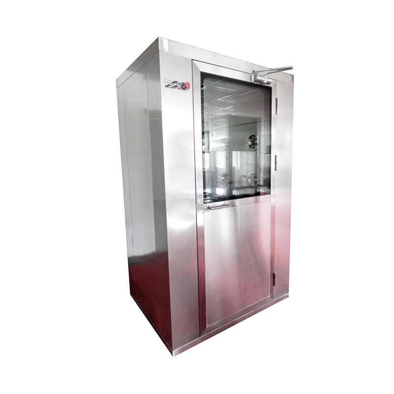Stainless steel high efficiency cleanroom air shower with three side blowing