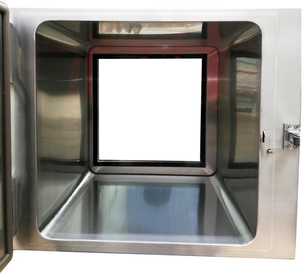 stainless steel pass box manufacturers with baked painting for electronics factory