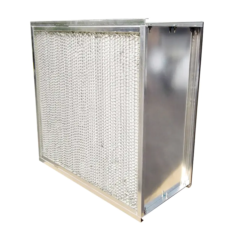 Aluminum Clapboard HEPA air filter with Flanger