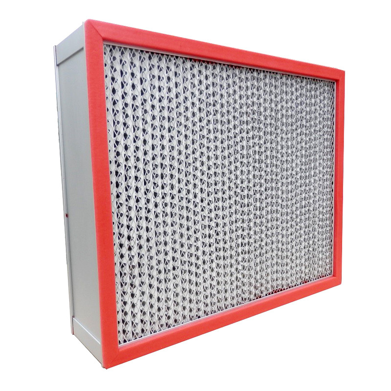 HAOAIRTECH high temperature air filter with alu frame for filtration pharmaceutical factory-1