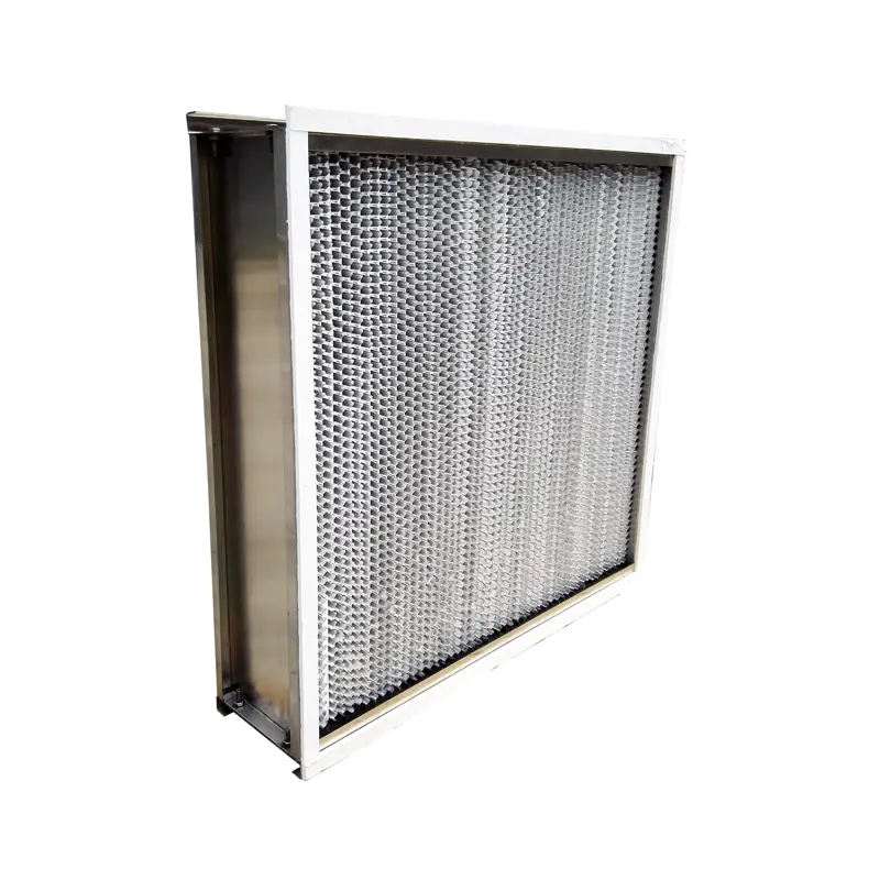 HAOAIRTECH pleat hepa filter material high quality for spraying plant