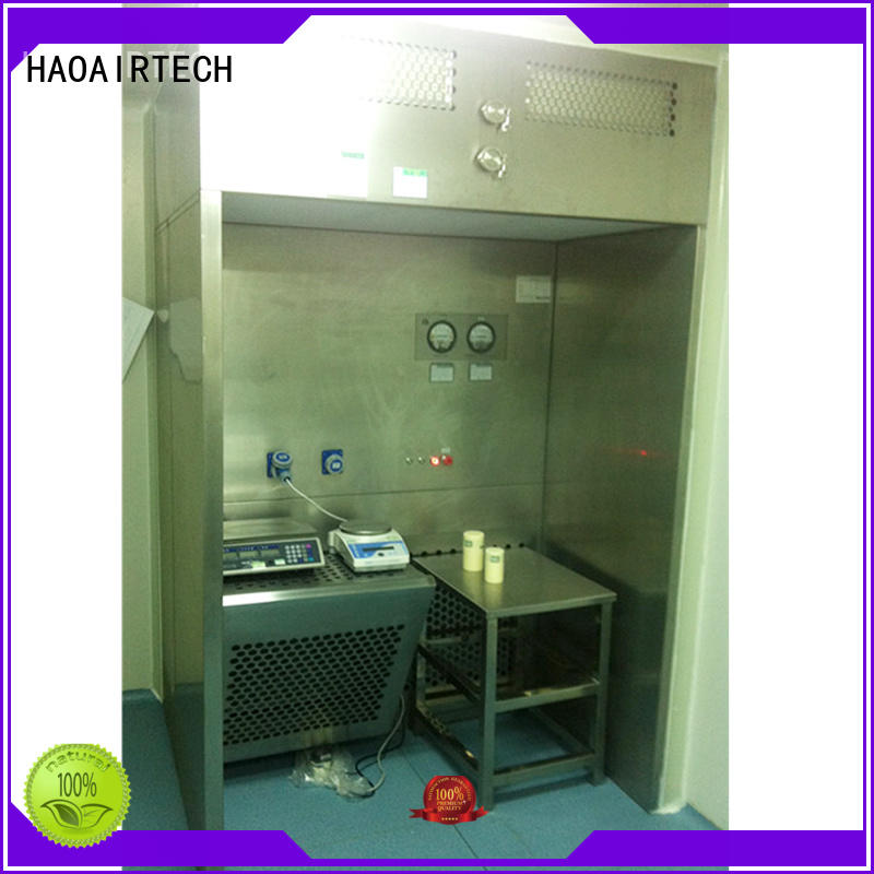plc controlled downflow booth supplier for pharmaceutical factory