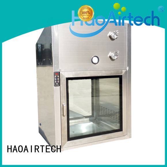 HAOAIRTECH customizable pass box manufacturers with conveyor line for clean room purification workshop
