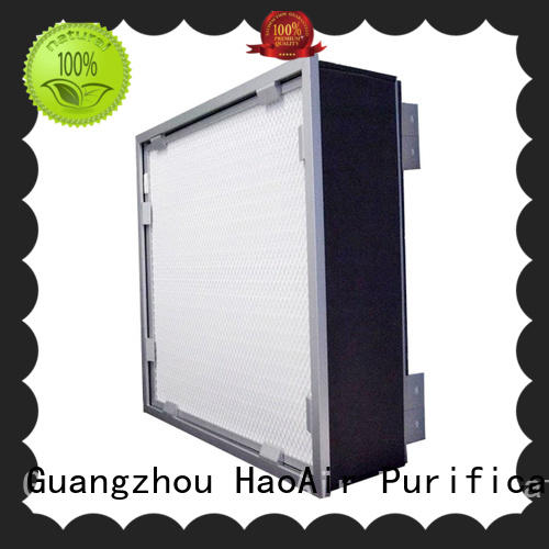 HAOAIRTECH h12 hepa filter with one side gasket for electronic industry