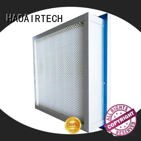 professional hepa filter h14 with flanger for air cleaner
