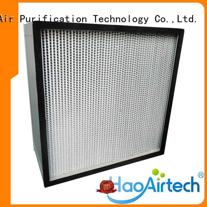 HAOAIRTECH Brand pleats best hepa air filter al supplier