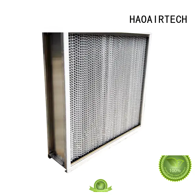 HAOAIRTECH high temperature air filter with large air volume for filtration pharmaceutical factory
