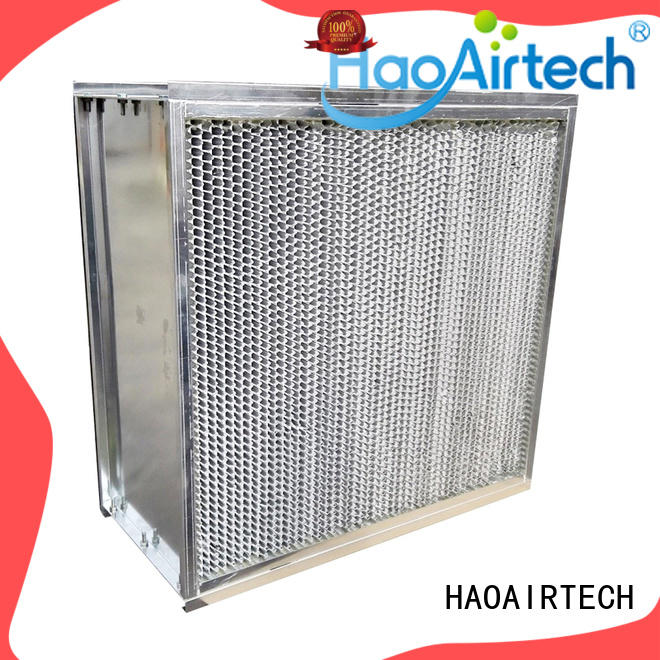 replaceable hepa air filter with dop port for dust colletor hospital