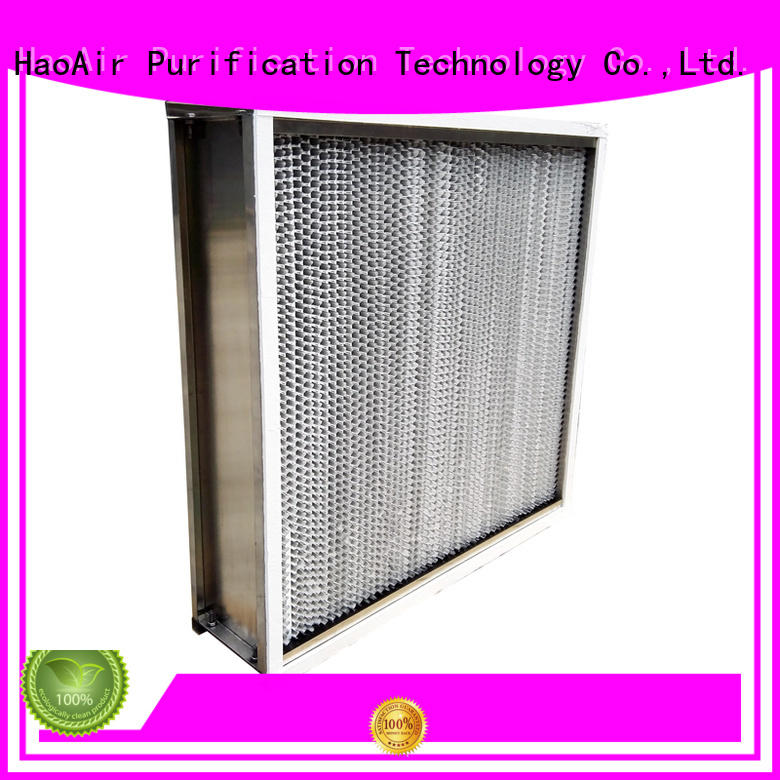 HAOAIRTECH hepa air filters for home with large air volume for filtration pharmaceutical factory