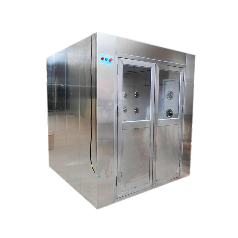 HAOAIRTECH air shower design with automatic swing door for forklift-1