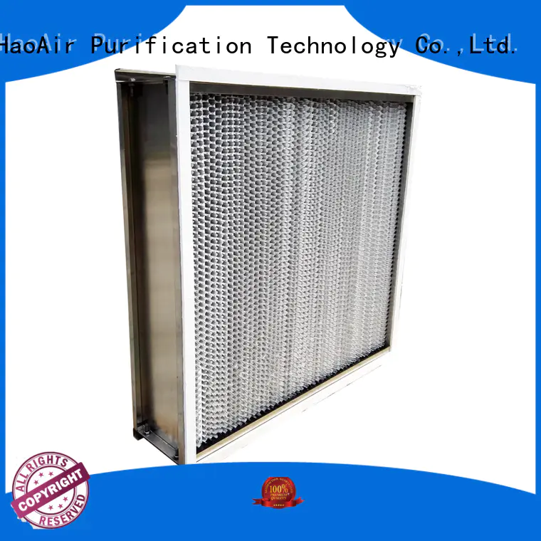 high efficiency high temperature air filter with large air volume for filtration pharmaceutical factory