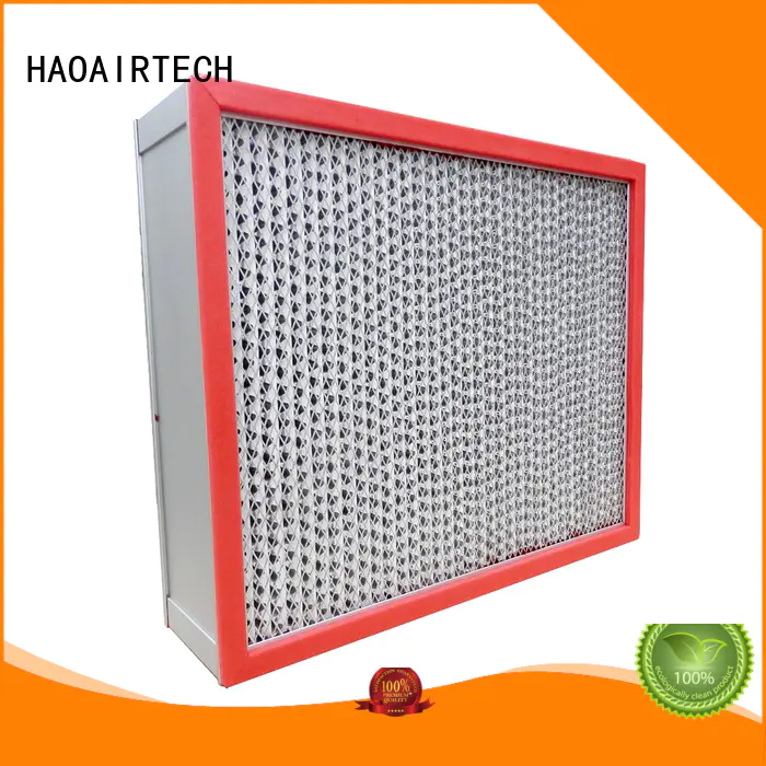 frame alu high temperature filter 350℃ HAOAIRTECH