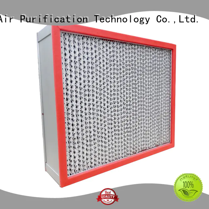 HAOAIRTECH pleat hepa air filters for home with large air volume for filtration pharmaceutical factory