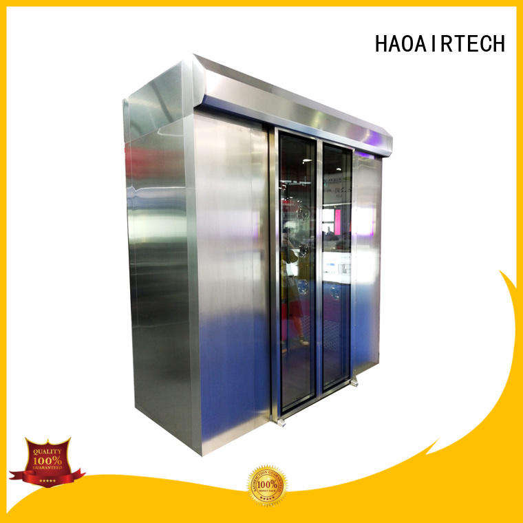 HAOAIRTECH air shower with automatic swing door for pallet cargo