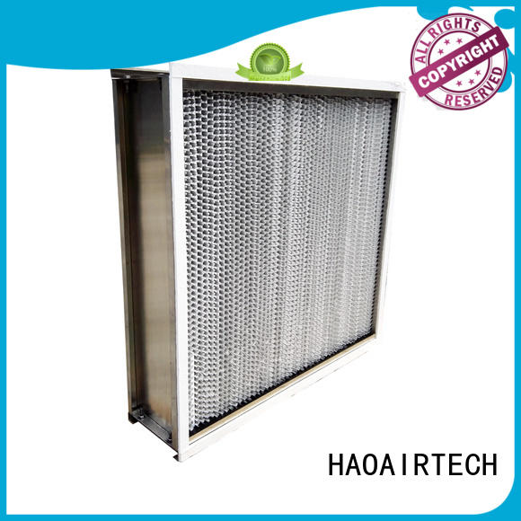 Custom temperature alu high temperature filter HAOAIRTECH frame