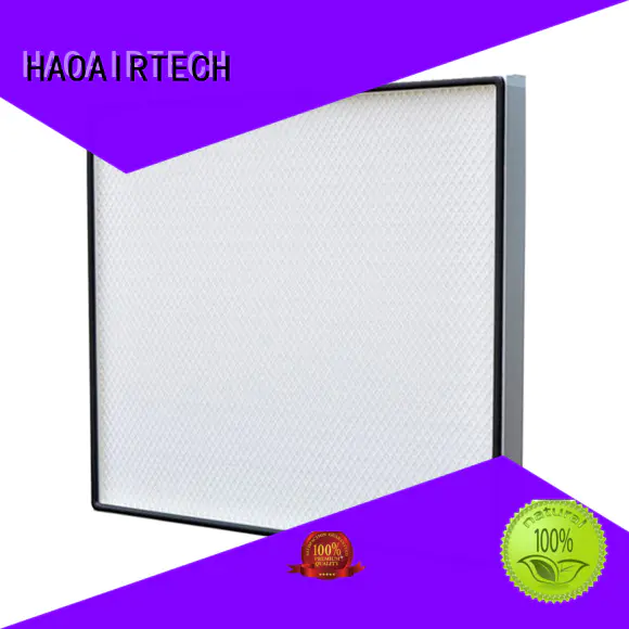 carbon air filter high quality for dust colletor hospital HAOAIRTECH