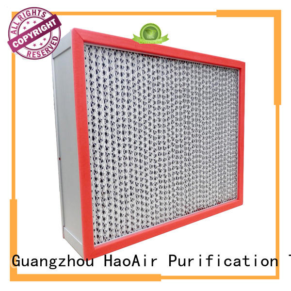 professional temperature filter manufacturer for spraying plant HAOAIRTECH