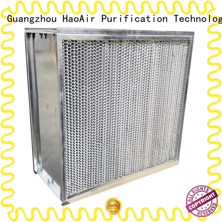 gel seal air purifiers hepa filter with flanger for air cleaner