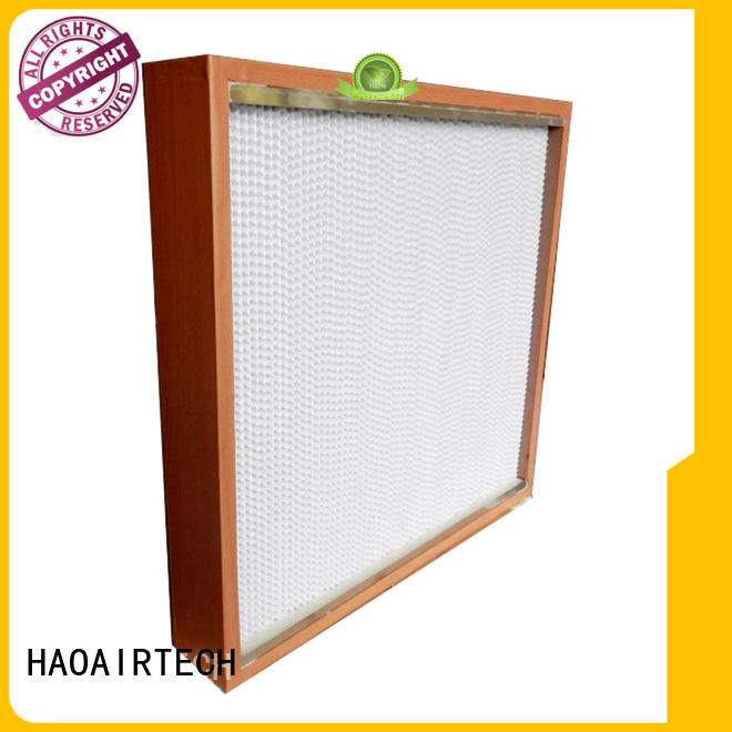 hot sale hepa filter h14 high quality for electronic industry HAOAIRTECH