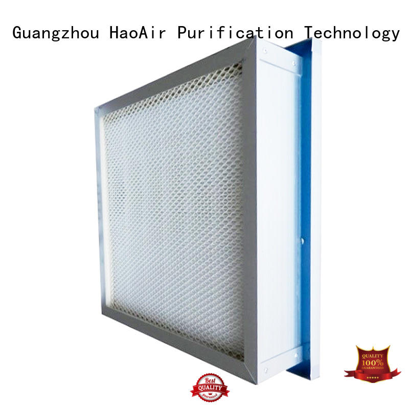 HAOAIRTECH vacuum cleaner hepa filter with flanger for electronic industry