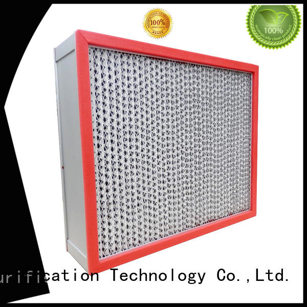 HAOAIRTECH high temperature filter with alu frame for filtration pharmaceutical factory