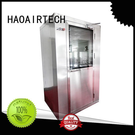 HAOAIRTECH vertical automatic air shower hot sale for pallet cargo