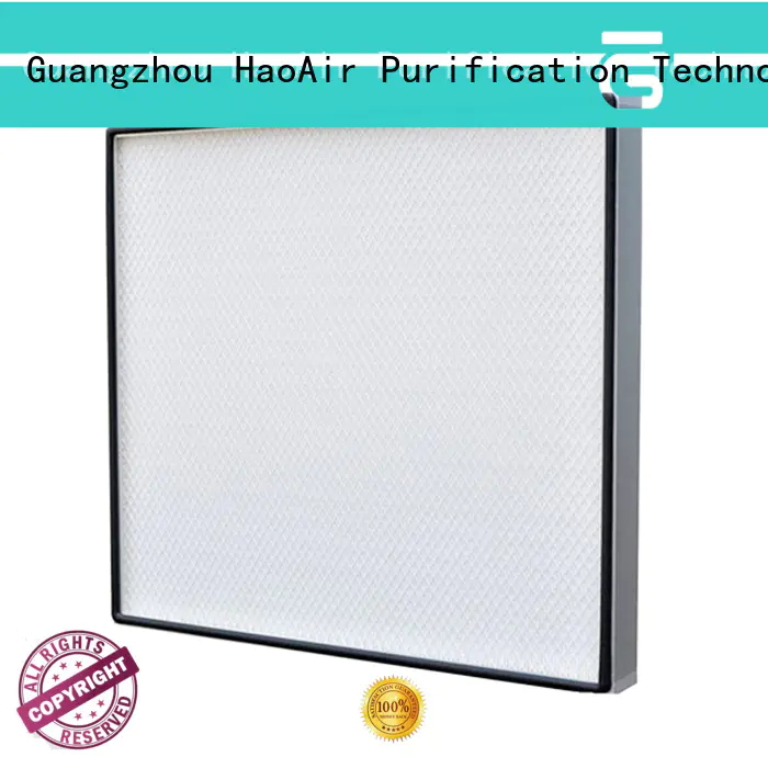 HAOAIRTECH h13 hepa filter with dop port for air cleaner