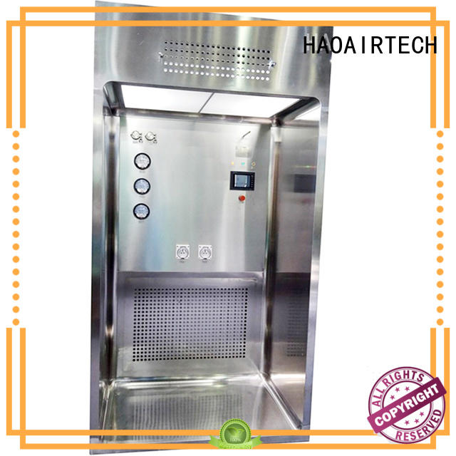 HAOAIRTECH powder dispensing booth with lcd touchable screen display for pharmacon
