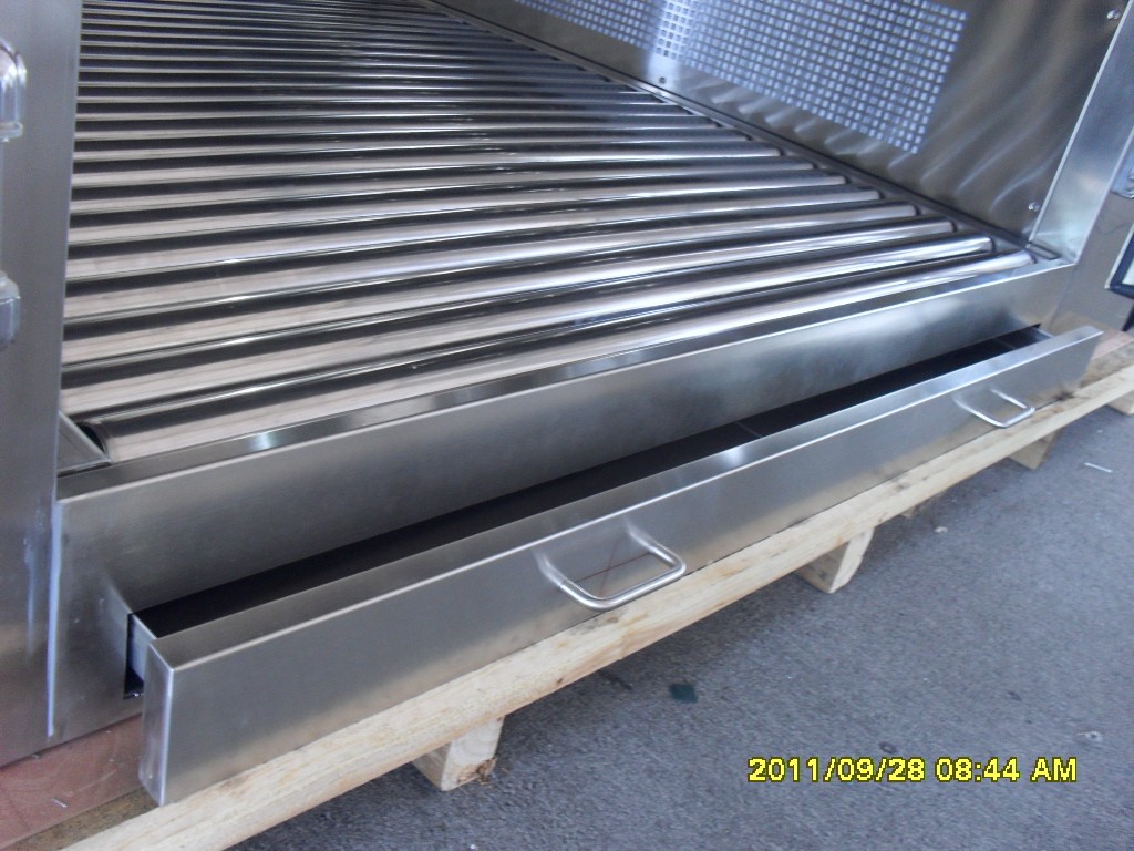 stainless steel pass box clean room with conveyor line for cargo-1