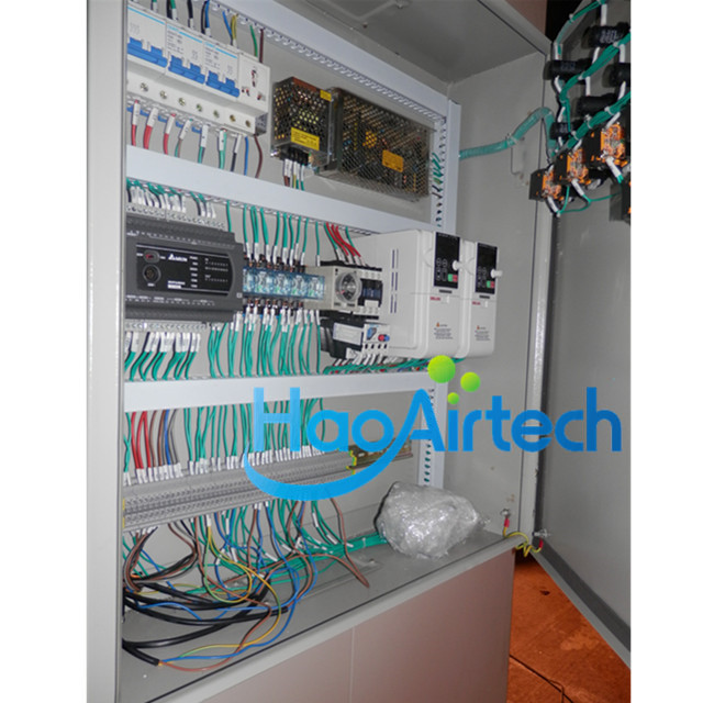 HAOAIRTECH plc control pass box with conveyor line for clean room purification workshop-2