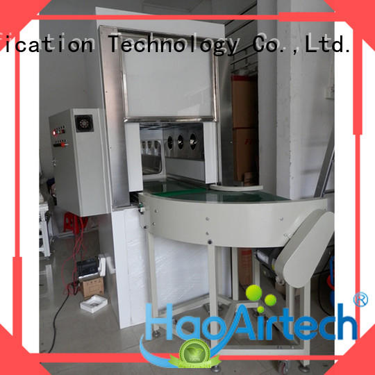 HAOAIRTECH stainless steel pass through box with conveyor line for hospital