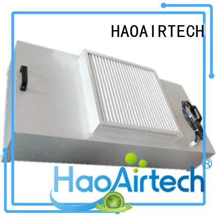 HAOAIRTECH filter fan unit with internal fan for for non uniform clean rooms