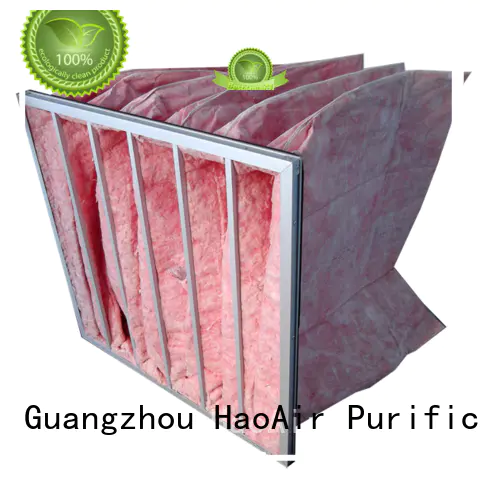 HAOAIRTECH glass pocket filter manufacturer for central air conditioning ventilation system