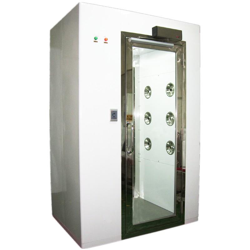 High Efficiency Clean Room Air Shower With 90 Degree Automatic Swing Door