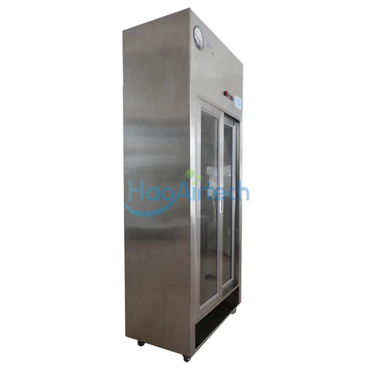 Cleanroom Lamianr Flow Garment Storage Cabinet For Coveralls