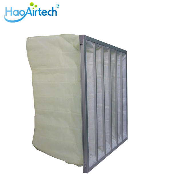 Synthetic Fiber Secondary Bag Air Filter with Multi Pocket