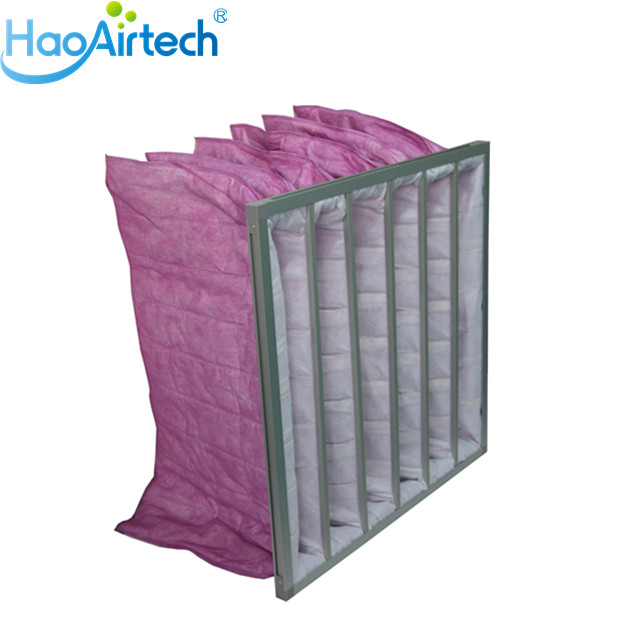 HAOAIRTECH pocket air filter with multi pocket for central air conditioning ventilation system-4