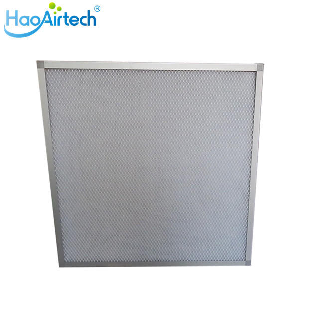 Flat type Panel Air Filter With  Aluminum Frame