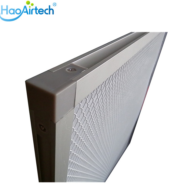 efficient panel air filter with mesh protection and fixed filter material for centralized ventilation systems-2