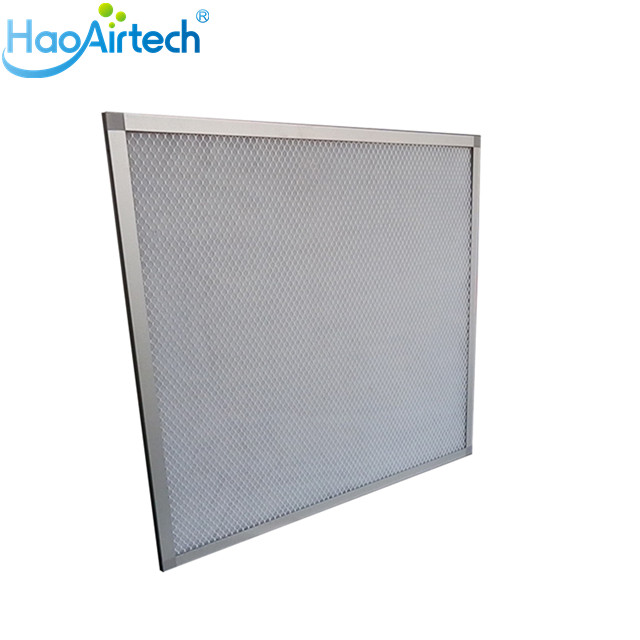 efficient panel air filter with mesh protection and fixed filter material for centralized ventilation systems-3