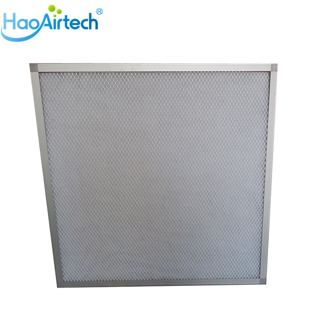 efficient panel air filter with mesh protection and fixed filter material for centralized ventilation systems-4
