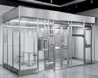 Class100 high efficiency hard wall modular cleanroom  for semiconductor factory
