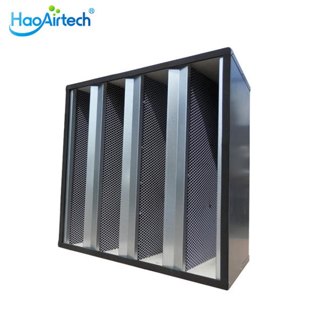 high quality chemical filter with big air volume online HAOAIRTECH