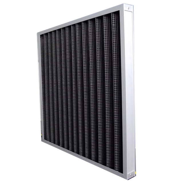 Pleats Type Active Carbon Air Filter With Big Air Volume