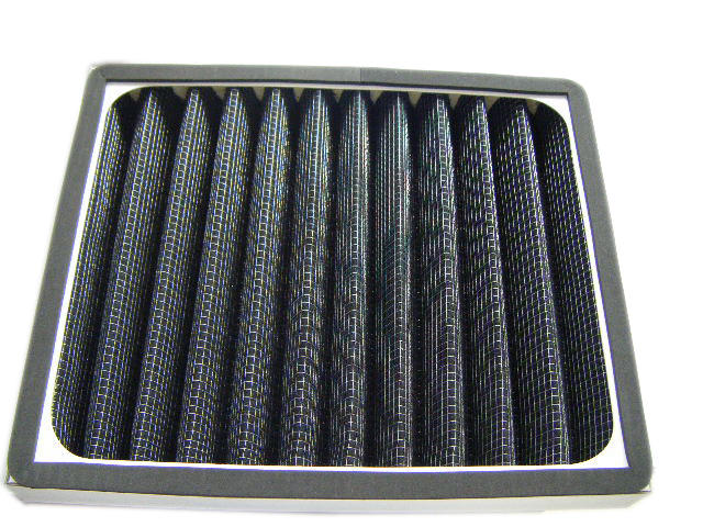v bank filter with granular carbon for chemical filtration HAOAIRTECH