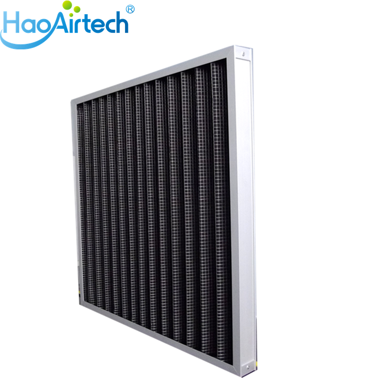 v bank filter with granular carbon for chemical filtration HAOAIRTECH-5