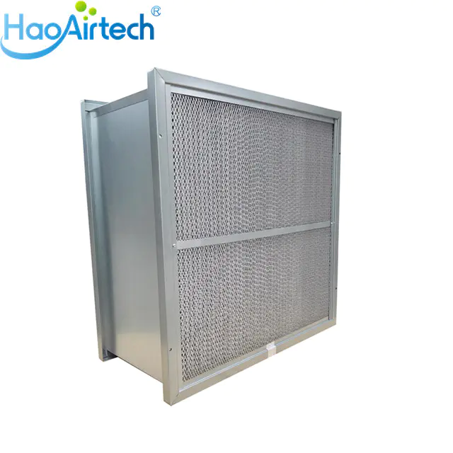 Secondary Rigid Box Air Filter With Two Side Flang