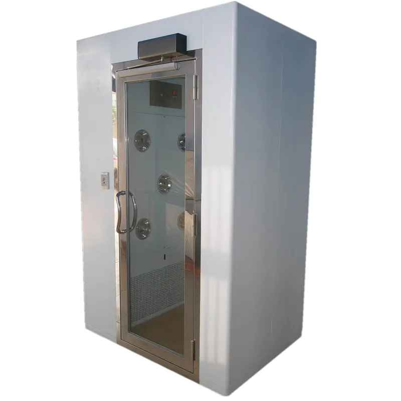 High Efficiency Clean Room Air Shower With 90 Degree Automatic Swing Door