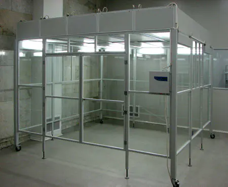 Portable Clean room vertical laminar flow booth with FFU